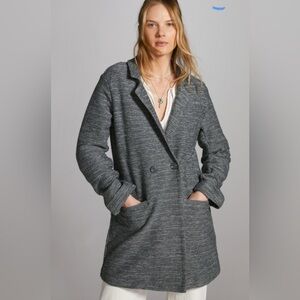 Anthropologie Sanctuary Longline Knit Blazer Gray Size XS